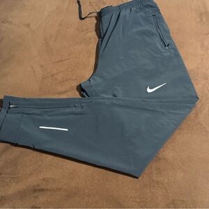 Nike Charcoal Joggers with White Swoosh